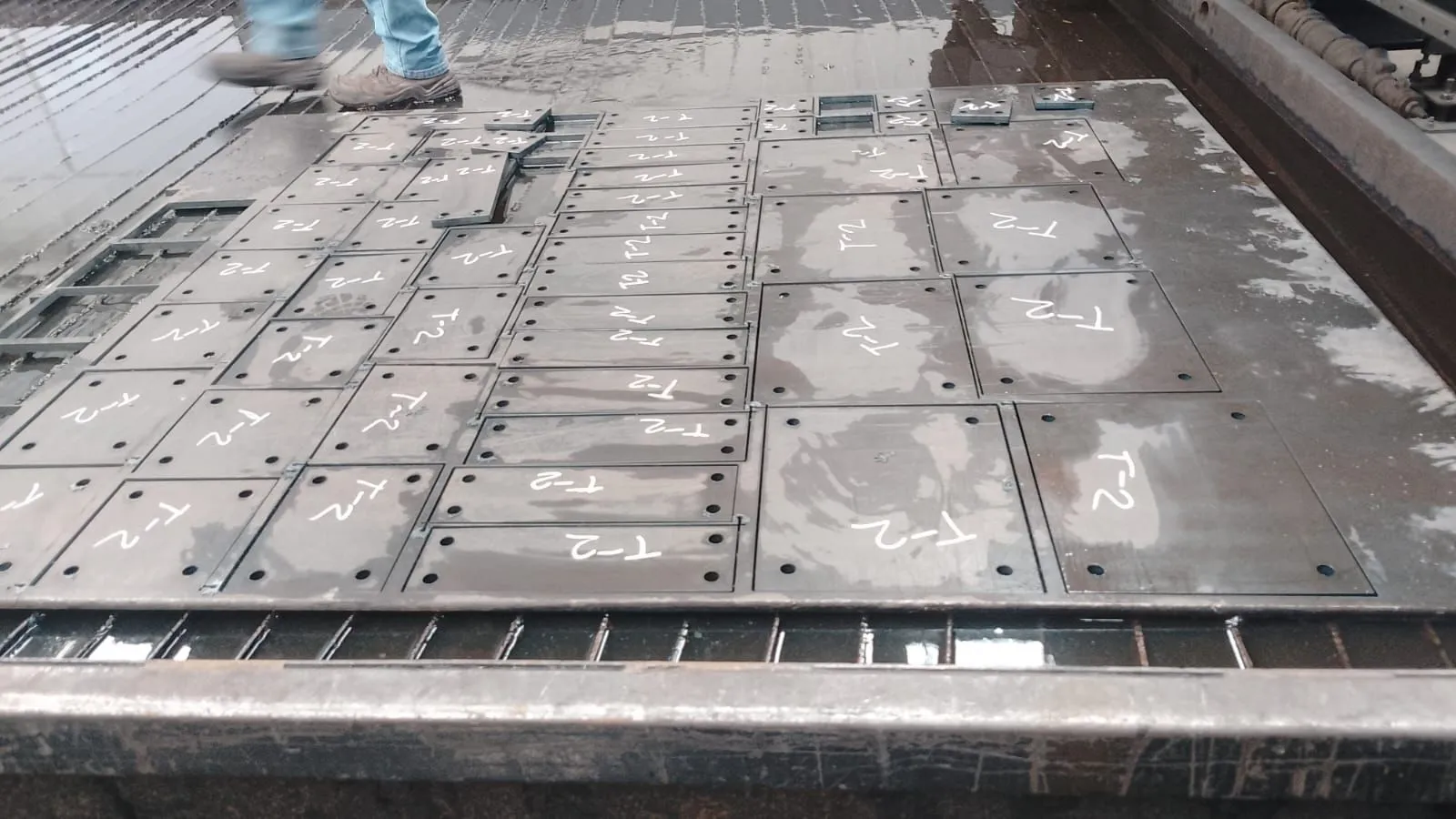 Soldadura realizada por el equipo de SILSA.