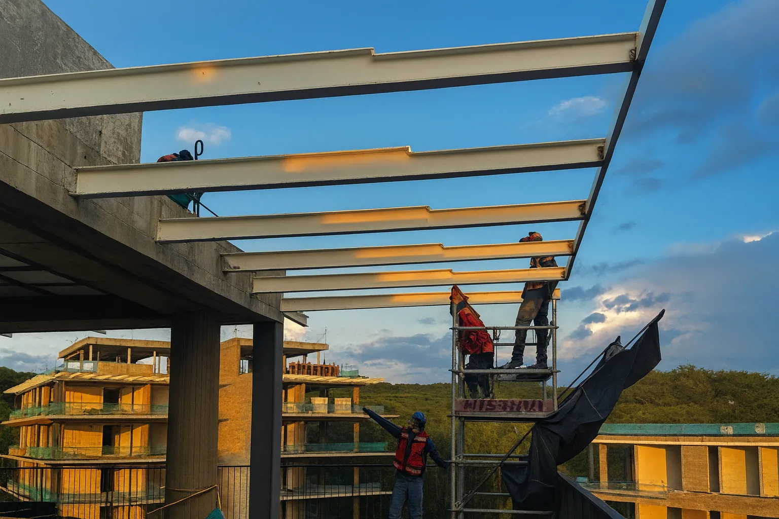 Operador de SILSA trabajando en maquinaria de corte.
